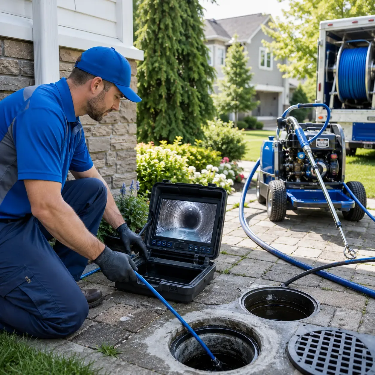 Outdoor drain cleaning professionals serving Valencia, CA